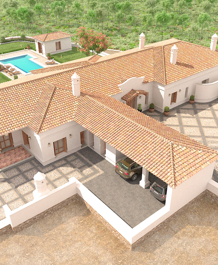 estudio de arquitectura talavera casa de campo el membrillo