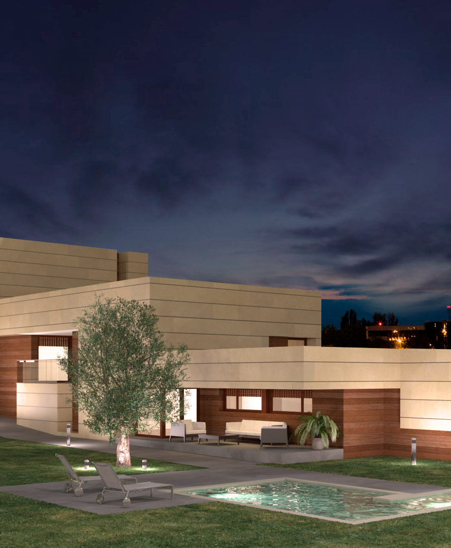 rotonda chalet robledoyarroyo arquitecto